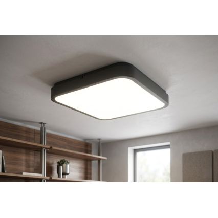 BRILAGI - LED Koupelnové stropní svítidlo ZENNA LED/36W/230V 41x41 cm IP44 černá
