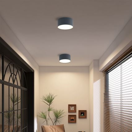 Brilagi - LED Koupelnové stropní svítidlo FORIS LED/14W/230V pr. 12 cm antracit IP44