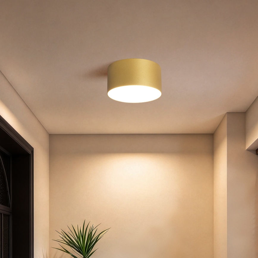 BRILAGI - LED Koupelnové stropní svítidlo FORIS LED/14W/230V pr. 12 cm zlatá IP44