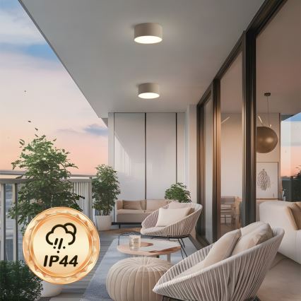 Brilagi - LED Koupelnové stropní svítidlo FORIS LED/20W/230V pr. 15 cm béžová IP44