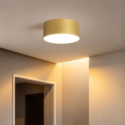 BRILAGI - LED Koupelnové stropní svítidlo FORIS LED/20W/230V pr. 15 cm zlatá IP44 CRI 90