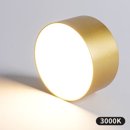 BRILAGI - LED Koupelnové stropní svítidlo FORIS LED/20W/230V pr. 15 cm zlatá IP44 CRI 90