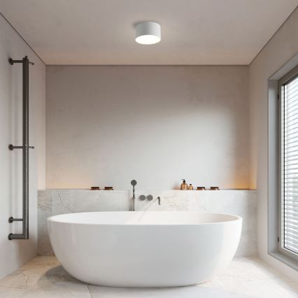 Brilagi - LED Koupelnové stropní svítidlo FORIS LED/9W/230V pr. 9 cm bílá IP44