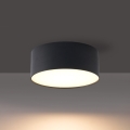 BRILAGI - LED Koupelnové stropní svítidlo FORIS LED/9W/230V pr. 9 cm černá IP44 CRI 90
