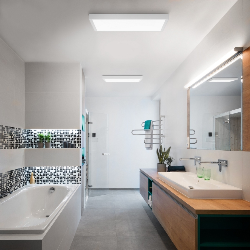 Brilagi - LED Koupelnové stropní svítidlo FRAME LED/40W/230V 60x60 cm IP44 bílá