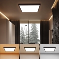 Brilagi - LED Koupelnové stropní svítidlo FRAME LED/50W/230V 3000/4000/6000K IP44 černá