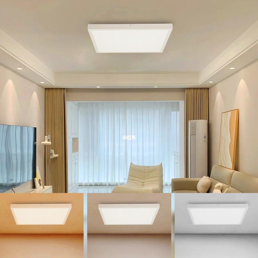 Brilagi - LED Koupelnové stropní svítidlo FRAME LED/50W/230V 60x60 cm 3000/4000/6000K IP44 bílá