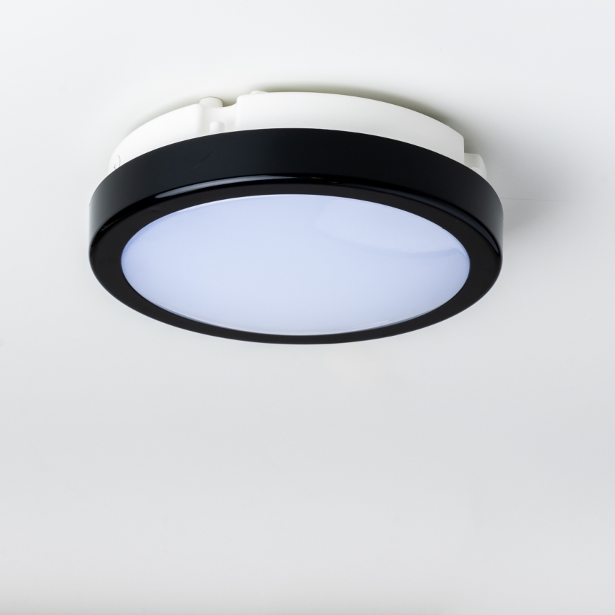 Brilagi - LED Koupelnové stropní svítidlo PERA LED/12W/230V pr. 18 cm IP65 černá