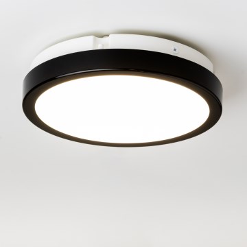 Brilagi - LED Koupelnové stropní svítidlo PERA LED/18W/230V pr. 22 cm IP65 černá