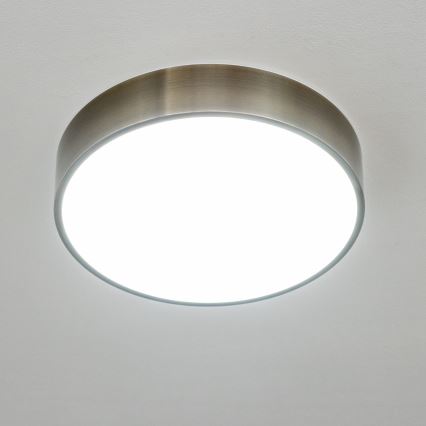 Brilagi - LED Koupelnové stropní svítidlo POOL LED/24W/230V 3000/4000/5500K pr. 30 cm IP54 mosaz