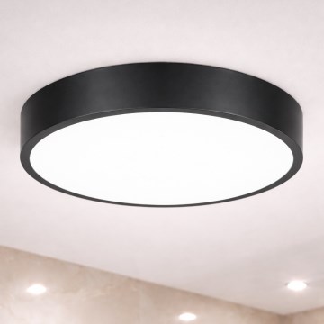 Brilagi - LED Koupelnové stropní svítidlo POOL LED/36W/230V 3000/4000/5500K pr. 40 cm IP54 černá
