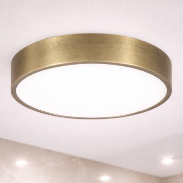 Brilagi - LED Koupelnové stropní svítidlo POOL LED/36W/230V 3000/4000/5500K pr. 40 cm IP54 mosaz