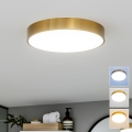 BRILAGI - LED Koupelnové stropní svítidlo POOL LED/36W/230V 3000/4000/5500K pr. 40 cm IP54 zlatá