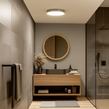 Brilagi - LED Koupelnové stropní svítidlo POOL LED/36W/230V 3000/4000/5500K pr. 40 cm IP54 mosaz