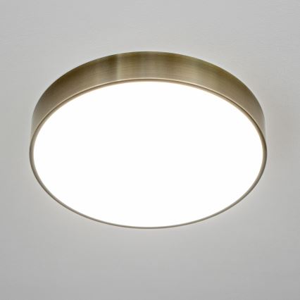 Brilagi - LED Koupelnové stropní svítidlo POOL LED/36W/230V 3000/4000/5500K pr. 40 cm IP54 mosaz