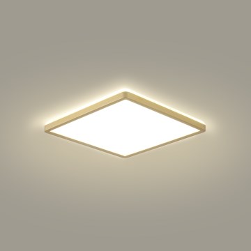 Brilagi - LED Koupelnové stropní svítidlo ULTRA SLIM LED/18W/230V 30x30 cm zlatá IP54