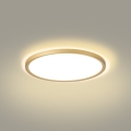 Brilagi - LED Koupelnové stropní svítidlo ULTRA SLIM LED/18W/230V pr. 30 cm zlatá IP54