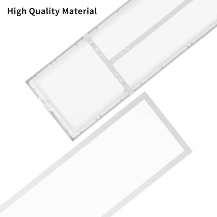 Brilagi - LED Koupelnové stropní svítidlo FRAME LED/50W/230V 3000/4000/6000K 120x30 cm IP44 stříbrná