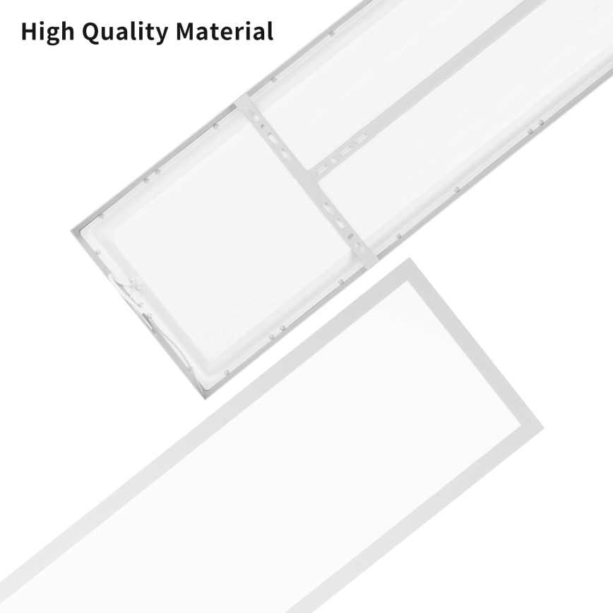 Brilagi - LED Koupelnové stropní svítidlo FRAME LED/50W/230V 3000/4000/6000K 120x30 cm IP44 stříbrná