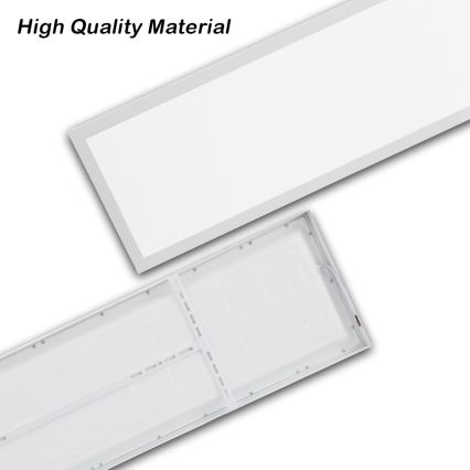 Brilagi - LED Koupelnové stropní svítidlo FRAME LED/50W/230V 30x120 cm 3000/4000/6000K IP44 bílá