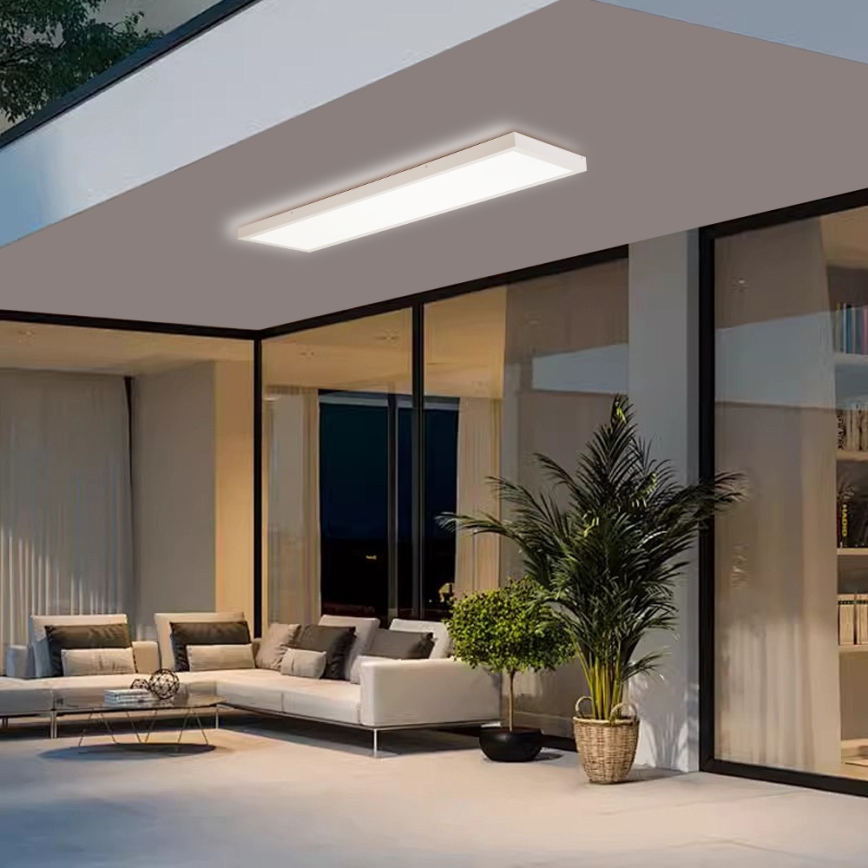 Brilagi - LED Koupelnové stropní svítidlo FRAME LED/50W/230V 30x120 cm 3000/4000/6000K IP44 bílá