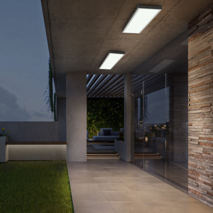 Brilagi - LED Koupelnové stropní svítidlo FRAME LED/50W/230V 30x120 cm 3000/4000/6000K IP44 bílá