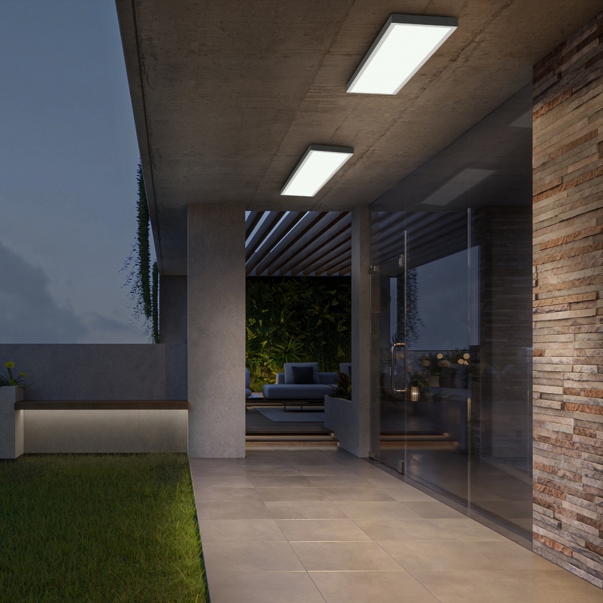 Brilagi - LED Koupelnové stropní svítidlo FRAME LED/50W/230V 30x120 cm 3000/4000/6000K IP44 bílá