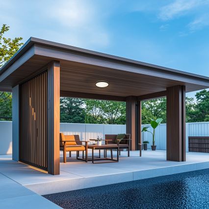 Brilagi - LED Koupelnové stropní svítidlo ULTRA SLIM LED/12W/230V pr. 22,5 cm černá IP54