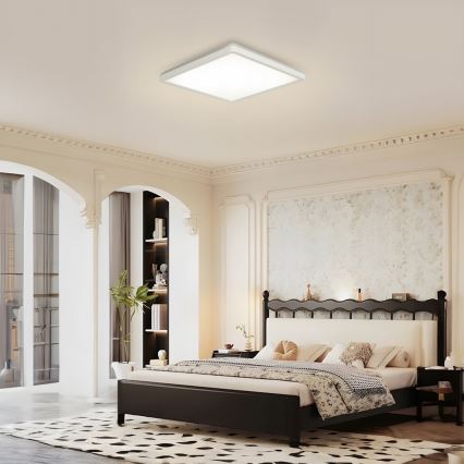 Brilagi - LED Koupelnové stropní svítidlo ULTRA SLIM LED/18W/230V 30x30 cm bílá IP54