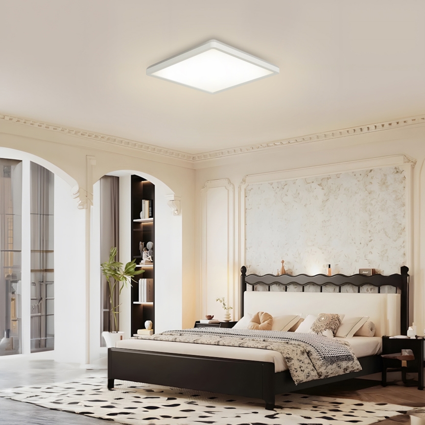 Brilagi - LED Koupelnové stropní svítidlo ULTRA SLIM LED/18W/230V 30x30 cm bílá IP54