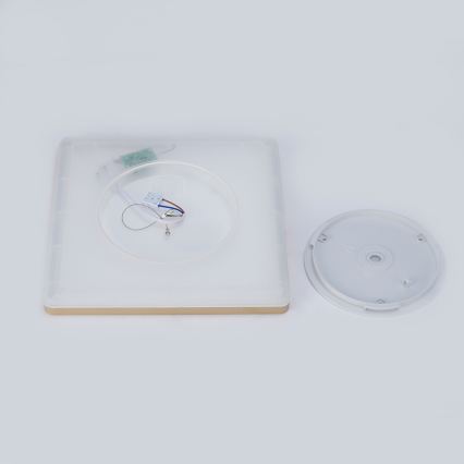 Brilagi - LED Koupelnové stropní svítidlo ULTRA SLIM LED/18W/230V 30x30 cm zlatá IP54