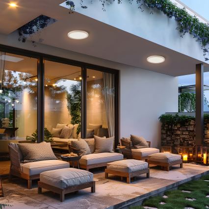 Brilagi - LED Koupelnové stropní svítidlo ULTRA SLIM LED/18W/230V pr. 30 cm bílá IP54