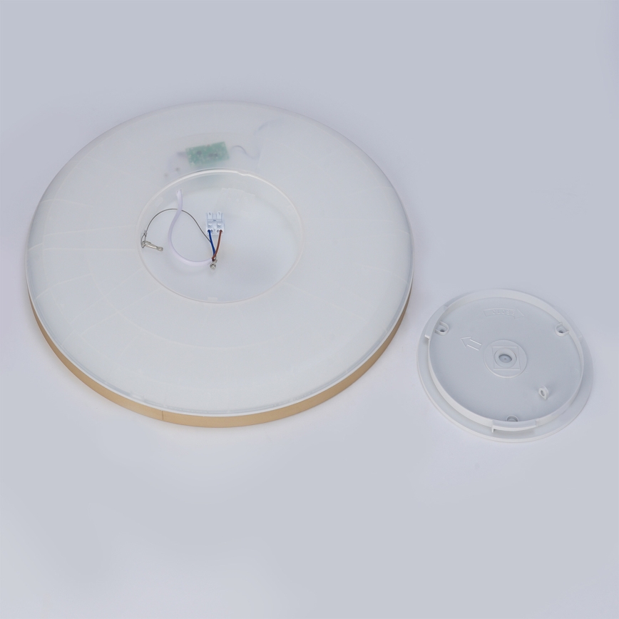 Brilagi - LED Koupelnové stropní svítidlo ULTRA SLIM LED/24W/230V pr. 42 cm zlatá IP54