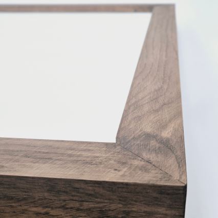 Brilagi - LED Koupelnové stropní svítidlo WOODY FRAME LED/40W/230V 60x60 cm IP44 dub ořech
