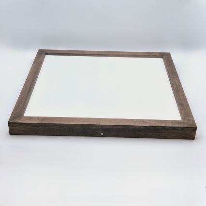 Brilagi - LED Koupelnové stropní svítidlo WOODY FRAME LED/40W/230V 60x60 cm IP44 dub ořech