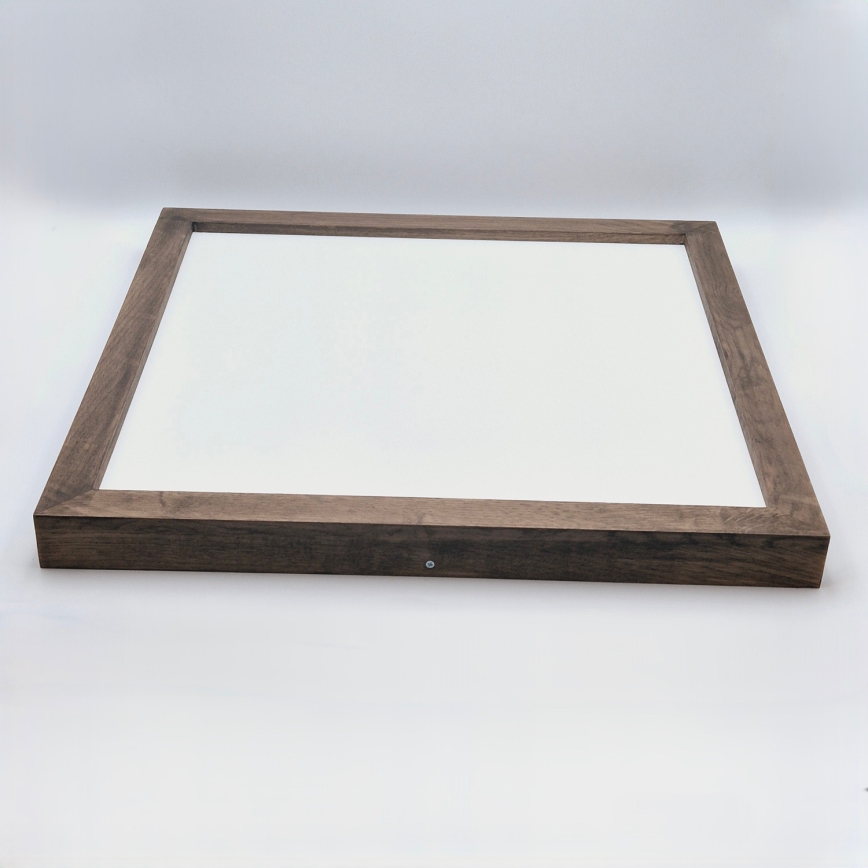 Brilagi - LED Koupelnové stropní svítidlo WOODY FRAME LED/40W/230V 60x60 cm IP44 dub ořech