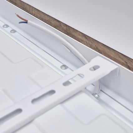 Brilagi - LED Koupelnové stropní svítidlo WOODY FRAME LED/40W/230V 60x60 cm IP44 dub ořech