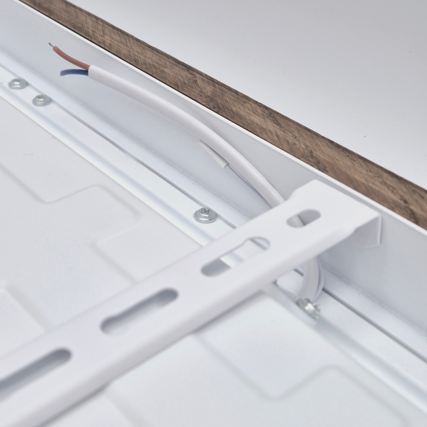 Brilagi - LED Koupelnové stropní svítidlo WOODY FRAME LED/40W/230V 60x60 cm IP44 dub ořech