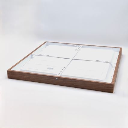 Brilagi - LED Koupelnové stropní svítidlo WOODY FRAME LED/50W/230V 60x60 cm IP44 dub třešeň