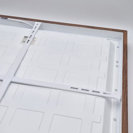 Brilagi - LED Koupelnové stropní svítidlo WOODY FRAME LED/50W/230V 60x60 cm IP44 dub třešeň