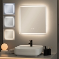 BRILAGI - LED Koupelnové vyhřívané zrcadlo BELLA LED/16W/230V 60x60 cm IP44 CRI 90 stmívatelné + CCT