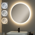 Brilagi - LED Koupelnové vyhřívané zrcadlo CLARA PRO LED/19W/230V pr. 60 cm IP44 CRI 90 stmívatelné + CCT