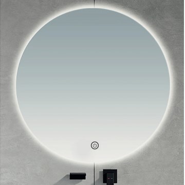 Brilagi - LED Koupelnové zrcadlo LUNA LED/26W/230V pr. 80 cm IP44 CRI 90 stmívatelné + CCT