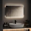 Brilagi - LED Koupelnové zrcadlo MELZO LED/28W/230V 60x80 cm IP44 CRI 90 stmívatelné + CCT