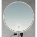 BRILAGI - LED Koupelnové zrcadlo VENA SILVER LED/26W/230V pr. 80 cm IP44 CRI 90 stmívatelné + CCT