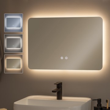 Brilagi - LED Koupenové vyhřívané zrcadlo DIANA LED/13W/230V 40x60 cm IP44 CRI 90 stmívatelné + CCT