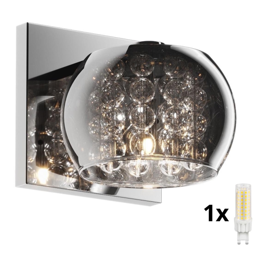 Brilagi - LED Křišťálové nástěnné svítidlo JEWEL 1xG9/42W/230V