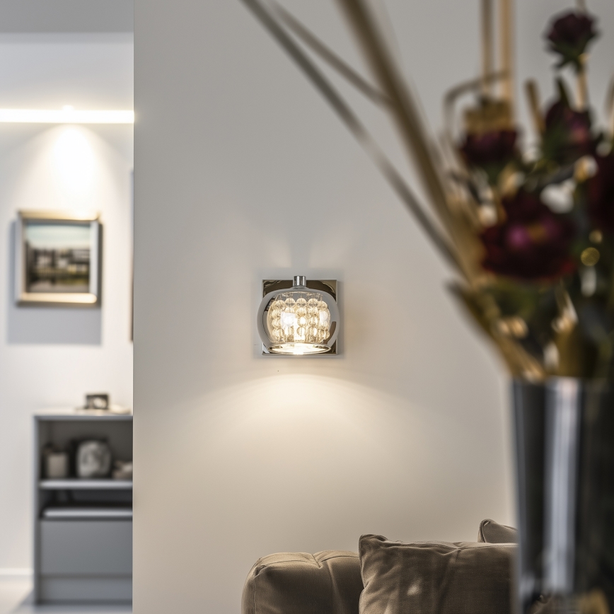 Brilagi - LED Křišťálové nástěnné svítidlo JEWEL 1xG9/42W/230V