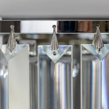 Brilagi - LED Křišťálové nástěnné svítidlo MOZART 2xE14/40W/230V lesklý chrom