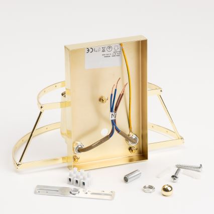 Brilagi - LED Křišťálové nástěnné svítidlo MOZART 2xE14/40W/230V zlatá